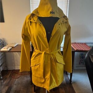 Helly Hansen Women's Bright Yellow Trench Coat